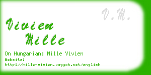 vivien mille business card